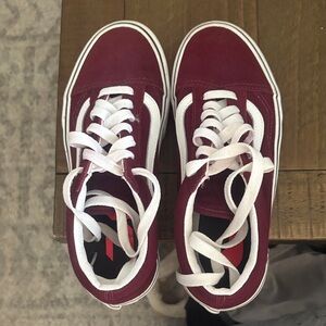 Vans Women's Burgundy Sneakers